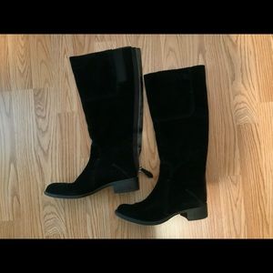 Franco Sarto Cristo Boot, Black Suede